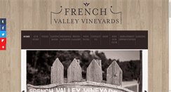 Desktop Screenshot of frenchvalleyvineyards.com